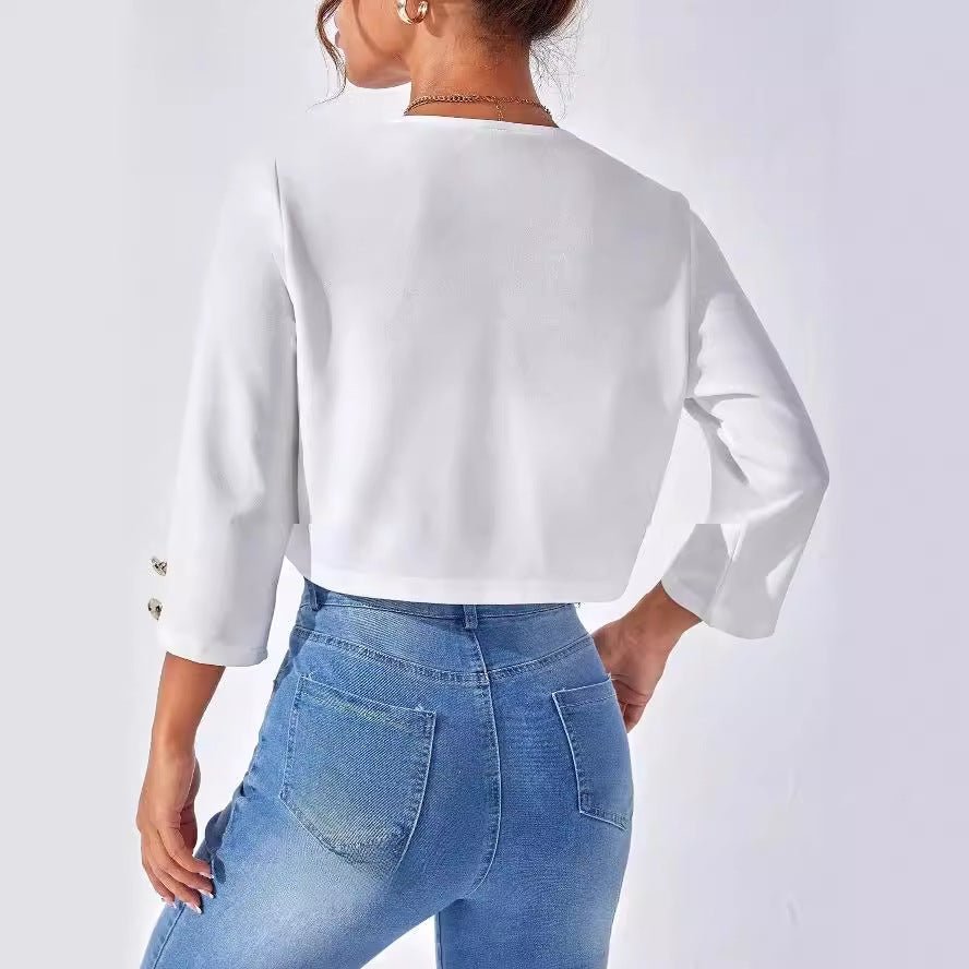 Solid Color Slit Bomber Jacket | Luxury Home Accessories | Heulog Glow
