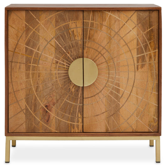 Sona Two Door Mango Wood Sideboard | Luxury Home Accessories | Heulog Glow
