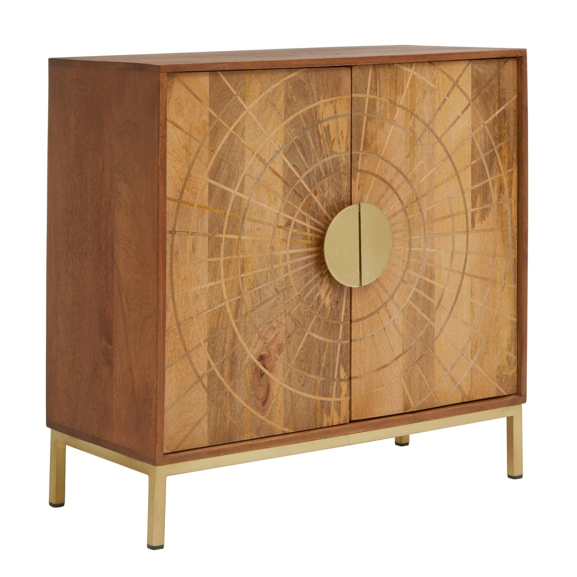 Sona Two Door Mango Wood Sideboard | Luxury Home Accessories | Heulog Glow