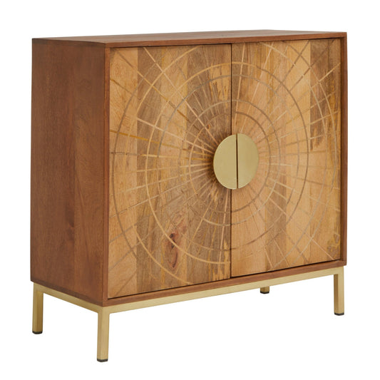 Sona Two Door Mango Wood Sideboard | Luxury Home Accessories | Heulog Glow