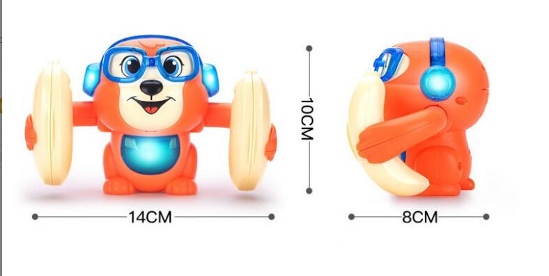 Sounding, Rolling And Somersault Monkey Electric Toy | Luxury Home Accessories | Heulog Glow