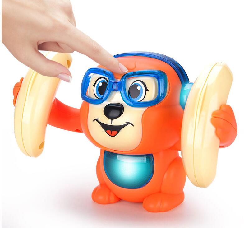 Sounding, Rolling And Somersault Monkey Electric Toy | Luxury Home Accessories | Heulog Glow