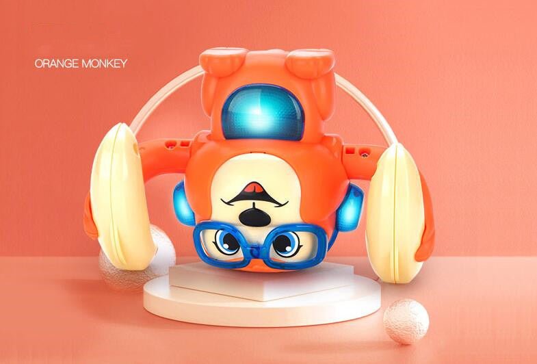 Sounding, Rolling And Somersault Monkey Electric Toy | Luxury Home Accessories | Heulog Glow
