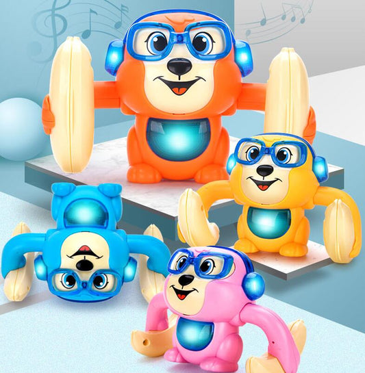 Sounding, Rolling And Somersault Monkey Electric Toy | Luxury Home Accessories | Heulog Glow
