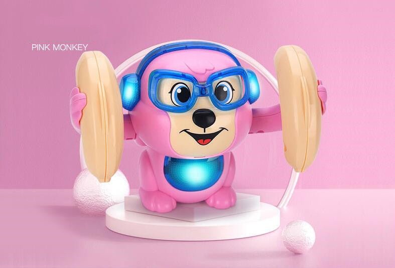 Sounding, Rolling And Somersault Monkey Electric Toy | Luxury Home Accessories | Heulog Glow