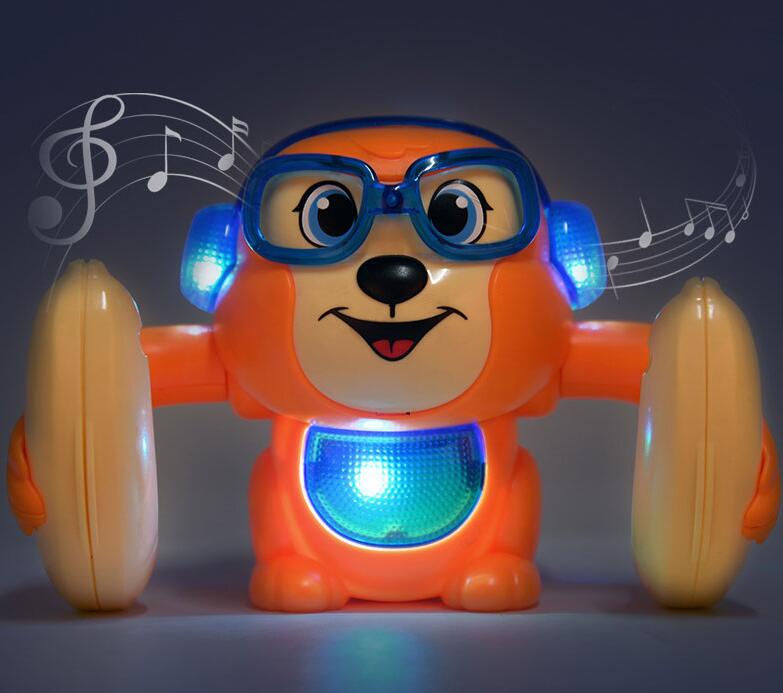 Sounding, Rolling And Somersault Monkey Electric Toy | Luxury Home Accessories | Heulog Glow