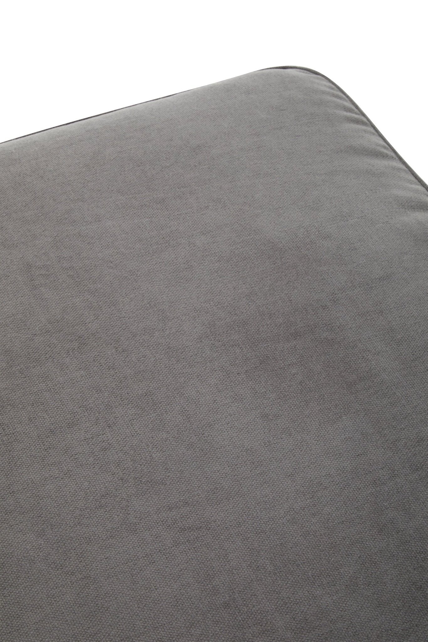 Spencer Grey Fabric Footstool | Luxury Home Accessories | Heulog Glow