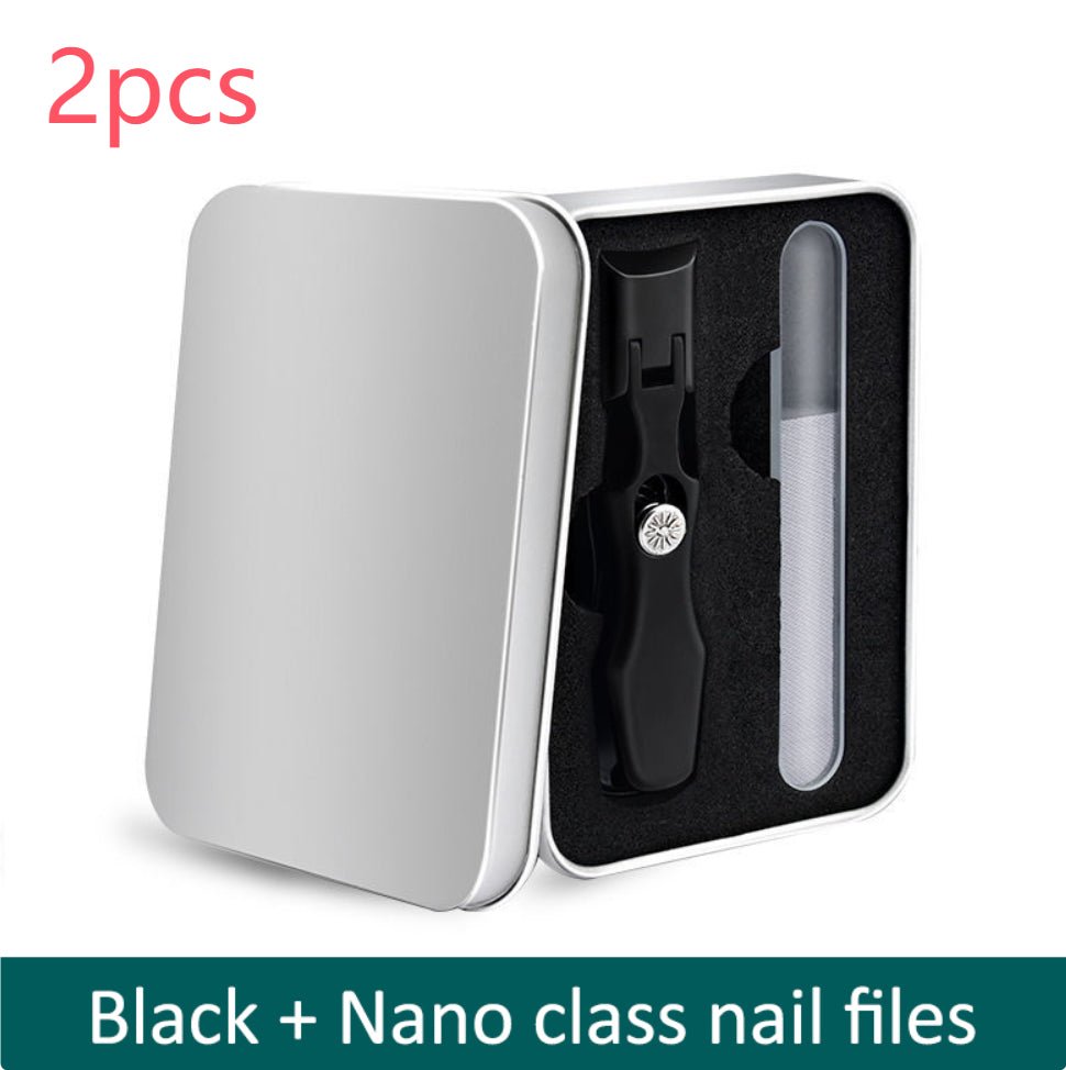 Splash Resistant Stainless Steel Nail Clippers With Large Openings | Luxury Home Accessories | Heulog Glow