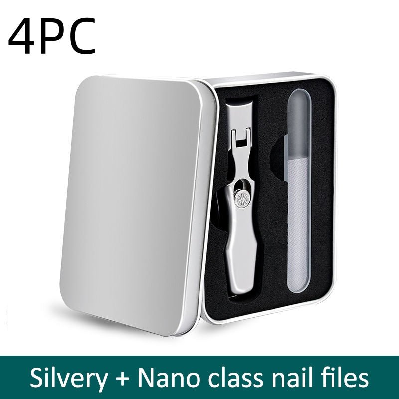 Splash Resistant Stainless Steel Nail Clippers With Large Openings | Luxury Home Accessories | Heulog Glow