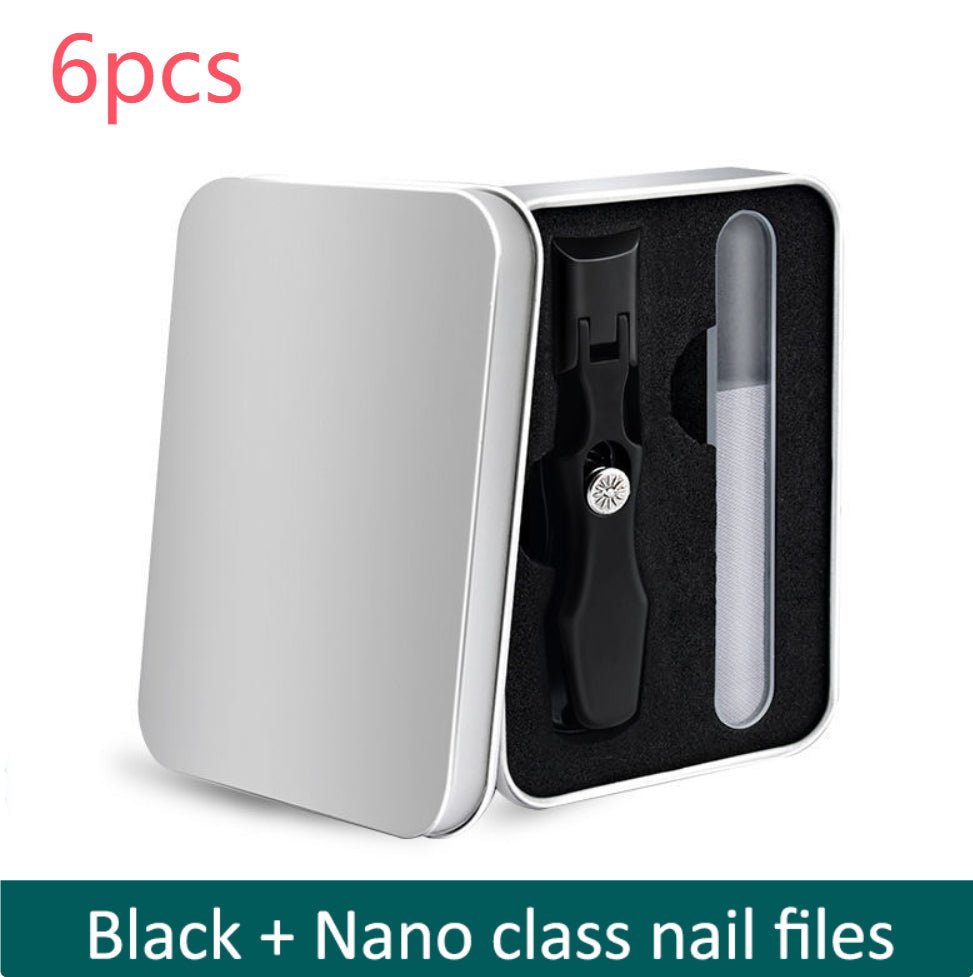Splash Resistant Stainless Steel Nail Clippers With Large Openings | Luxury Home Accessories | Heulog Glow