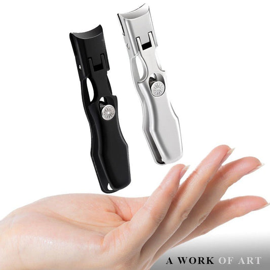 Splash Resistant Stainless Steel Nail Clippers With Large Openings | Luxury Home Accessories | Heulog Glow