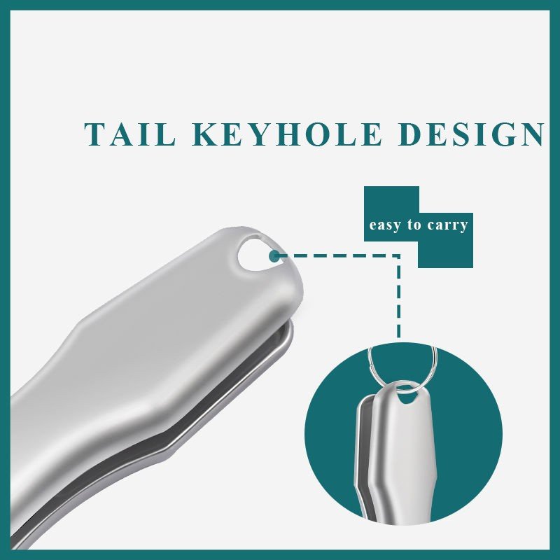 Splash Resistant Stainless Steel Nail Clippers With Large Openings | Luxury Home Accessories | Heulog Glow