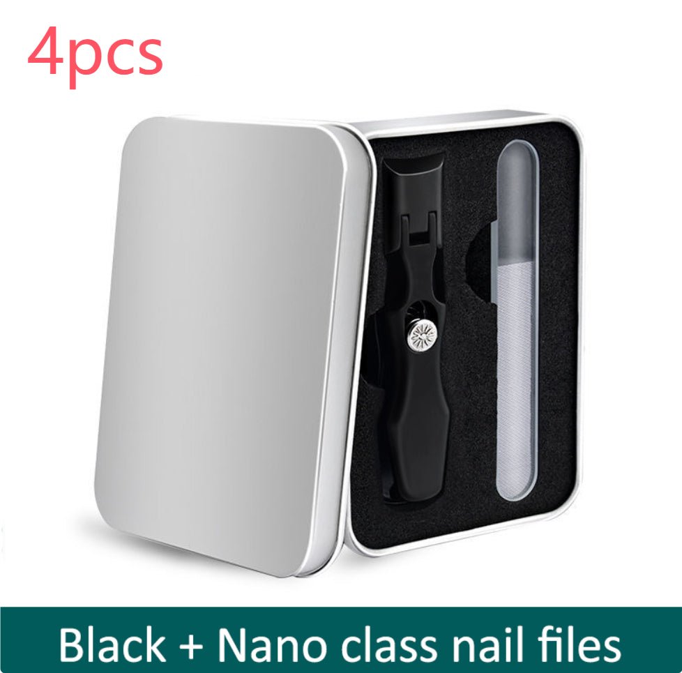 Splash Resistant Stainless Steel Nail Clippers With Large Openings | Luxury Home Accessories | Heulog Glow