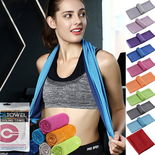 Sports Quick-Drying Cooling Towel Swimming Gym Travel Cycling Gym Club Yoga Sports Cold Feeling Sport Towels To Take Carry Hot | Luxury Home Accessories | Heulog Glow