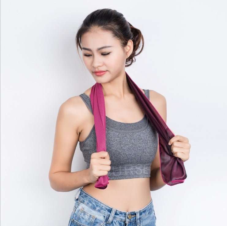 Sports Quick-Drying Cooling Towel Swimming Gym Travel Cycling Gym Club Yoga Sports Cold Feeling Sport Towels To Take Carry Hot | Luxury Home Accessories | Heulog Glow