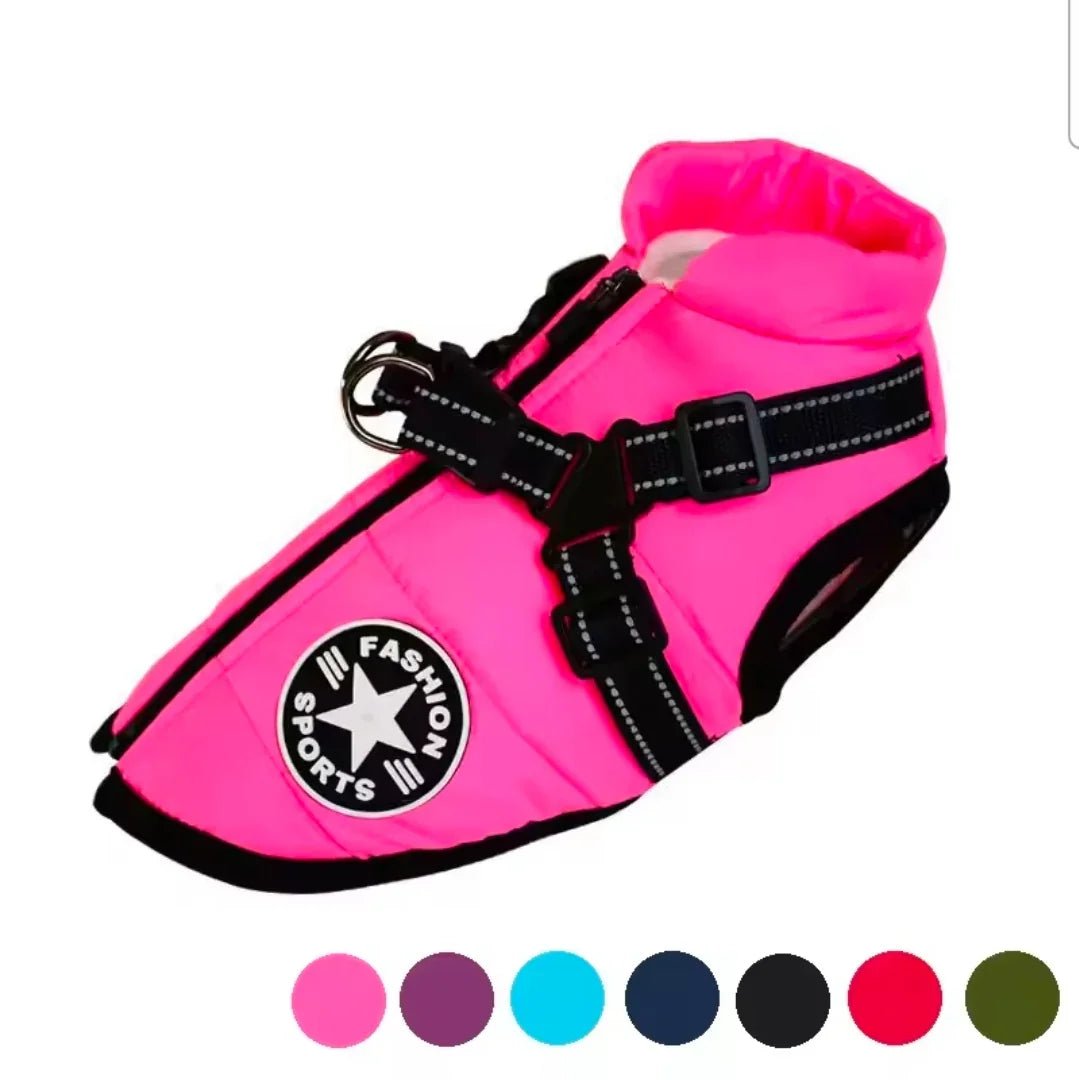 Sports Warm Dog Harness Coat | Luxury Home Accessories | Heulog Glow