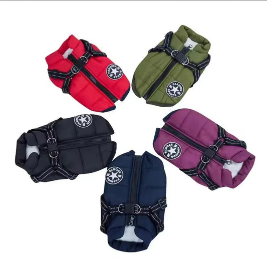 Sports Warm Dog Harness Coat | Luxury Home Accessories | Heulog Glow