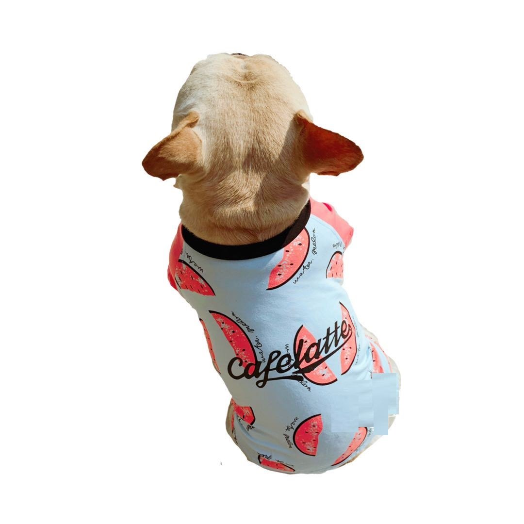Spring And Autumn Thin Short Sleeve Dog Cotton Clothes | Luxury Home Accessories | Heulog Glow