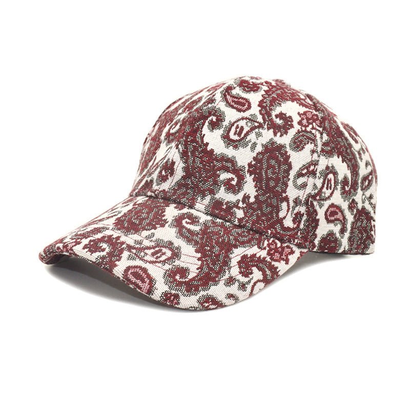 Spring And Summer Men And Women Baseball Cap Paisley Pattern Printed Baseball Cap | Luxury Home Accessories | Heulog Glow