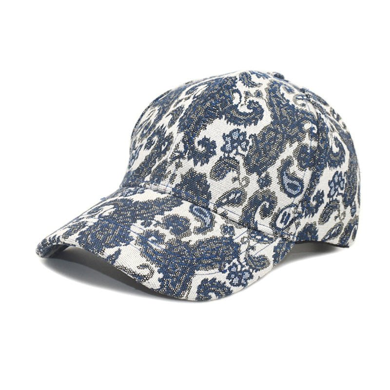 Spring And Summer Men And Women Baseball Cap Paisley Pattern Printed Baseball Cap | Luxury Home Accessories | Heulog Glow