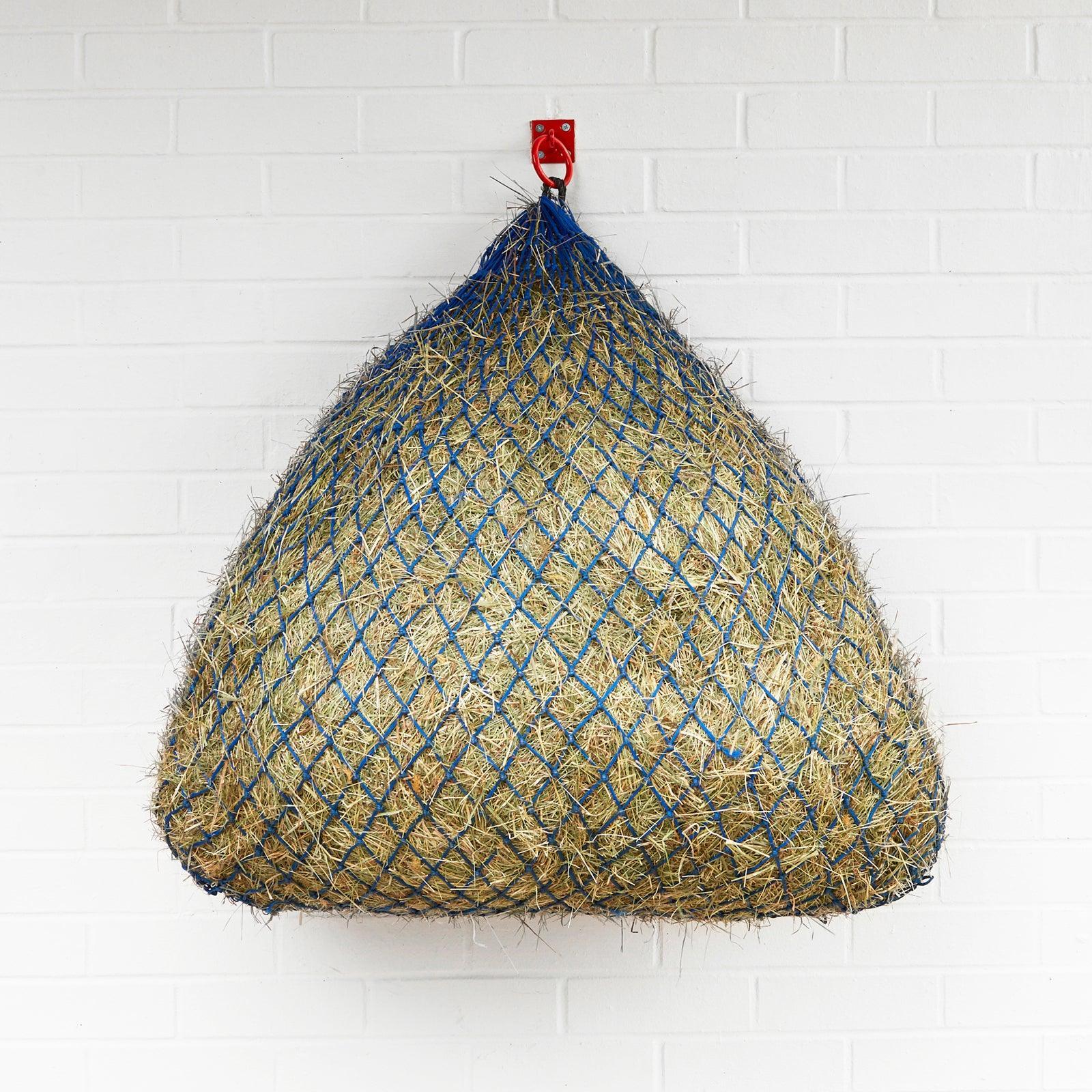 Square Bottom Slow Feeder Hay Net A/Navy | Luxury Home Accessories | Heulog Glow