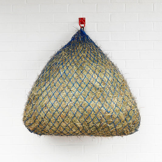 Square Bottom Slow Feeder Hay Net A/Navy | Luxury Home Accessories | Heulog Glow