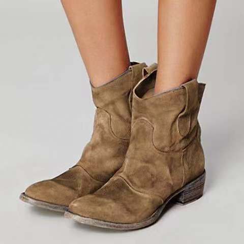 Square Heel Low Martin Boots | Luxury Home Accessories | Heulog Glow