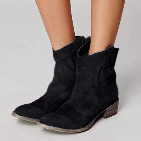 Square Heel Low Martin Boots | Luxury Home Accessories | Heulog Glow