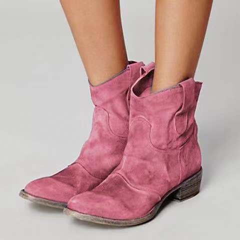 Square Heel Low Martin Boots | Luxury Home Accessories | Heulog Glow
