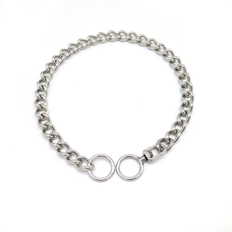Stainless Steel Dog German Shepherd Rottweiler Golden Retriever Large Control Chain Neck Sleeve | Luxury Home Accessories | Heulog Glow