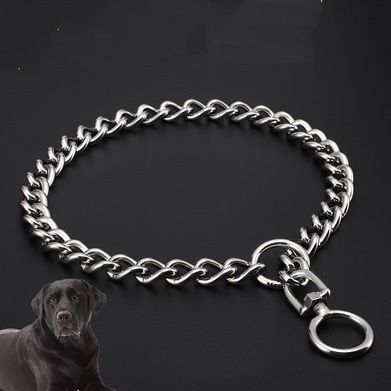 Stainless Steel Dog German Shepherd Rottweiler Golden Retriever Large Control Chain Neck Sleeve | Luxury Home Accessories | Heulog Glow