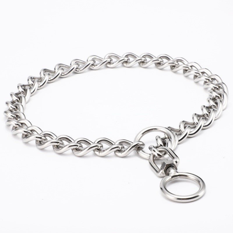 Stainless Steel Dog German Shepherd Rottweiler Golden Retriever Large Control Chain Neck Sleeve | Luxury Home Accessories | Heulog Glow