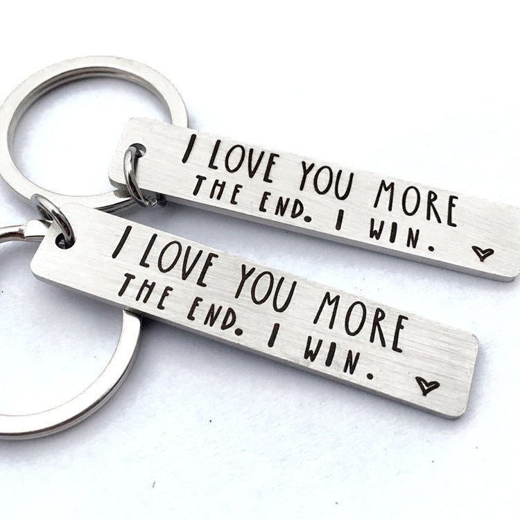 Stainless Steel Keychain Valentine's Day Gift | Luxury Home Accessories | Heulog Glow
