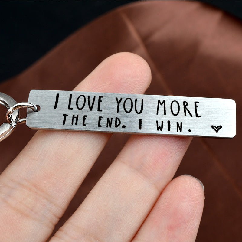 Stainless Steel Keychain Valentine's Day Gift | Luxury Home Accessories | Heulog Glow