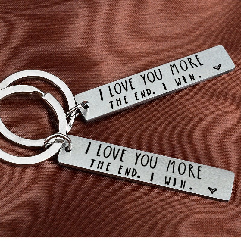 Stainless Steel Keychain Valentine's Day Gift | Luxury Home Accessories | Heulog Glow
