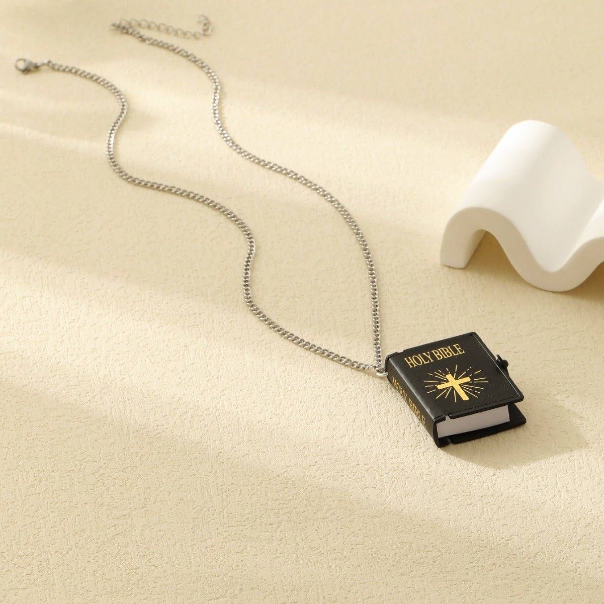 Stainless Steel Necklaces For Men Women Cross Bible Verses Pendant Christian Jesus Baptism Gifts Fashion Jewelry | Luxury Home Accessories | Heulog Glow