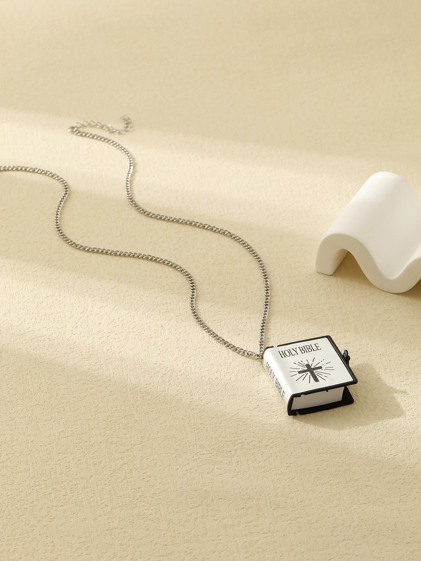 Stainless Steel Necklaces For Men Women Cross Bible Verses Pendant Christian Jesus Baptism Gifts Fashion Jewelry | Luxury Home Accessories | Heulog Glow