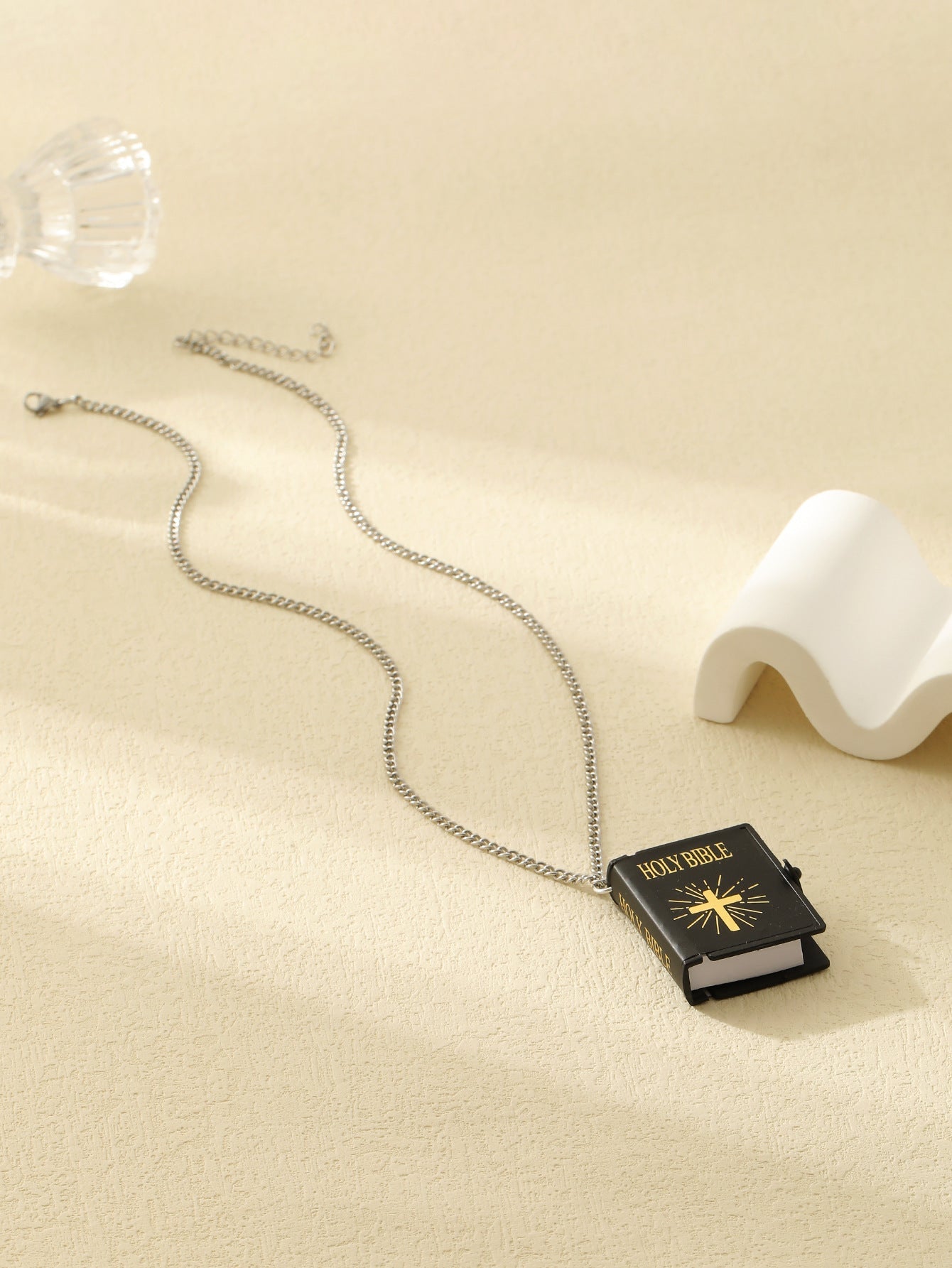 Stainless Steel Necklaces For Men Women Cross Bible Verses Pendant Christian Jesus Baptism Gifts Fashion Jewelry | Luxury Home Accessories | Heulog Glow
