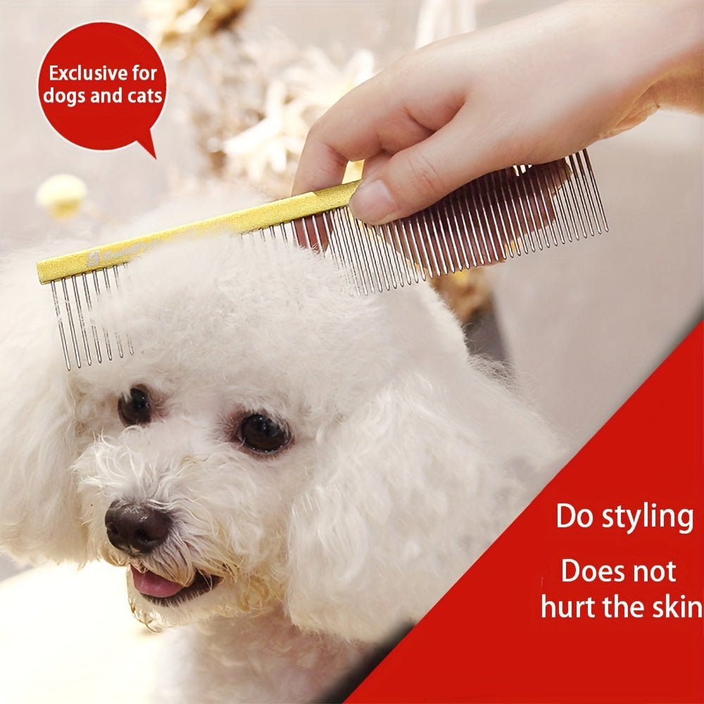 Stainless Steel Pet Comb | Luxury Home Accessories | Heulog Glow