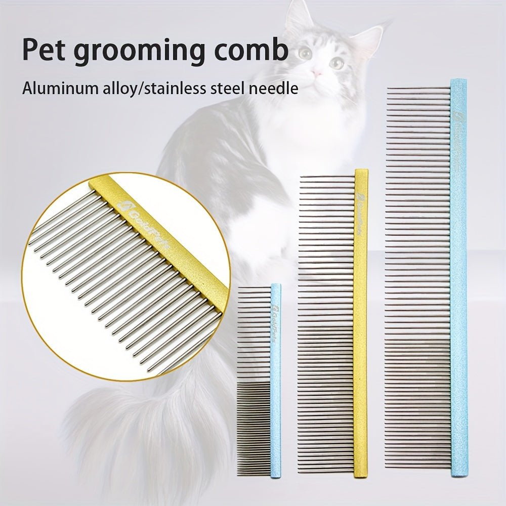 Stainless Steel Pet Comb | Luxury Home Accessories | Heulog Glow
