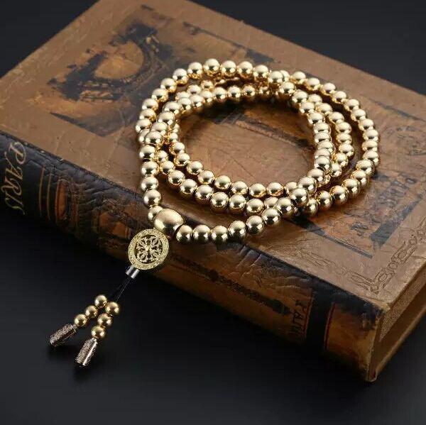 Stainless steel thunderbolt beads necklace | Luxury Home Accessories | Heulog Glow