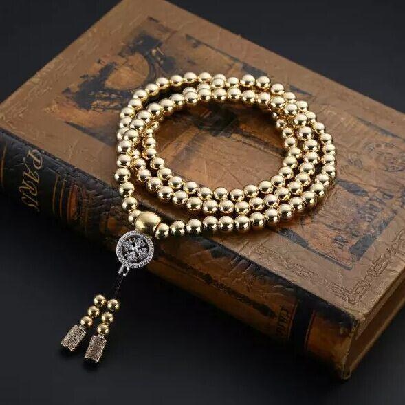 Stainless steel thunderbolt beads necklace | Luxury Home Accessories | Heulog Glow