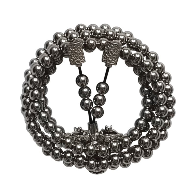 Stainless steel thunderbolt beads necklace | Luxury Home Accessories | Heulog Glow