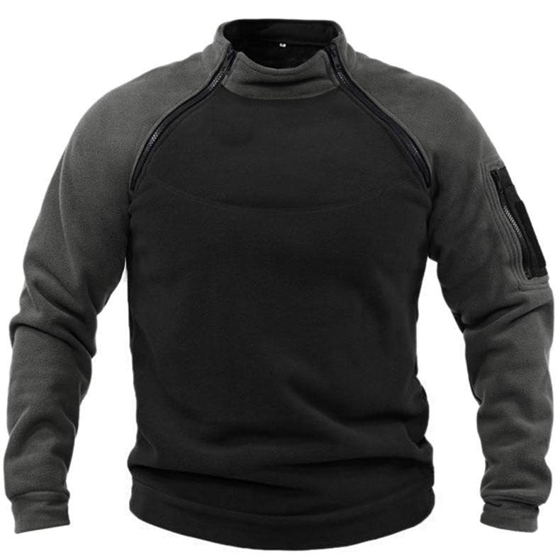 Stand Collar Men's Sweater Warm And Loose Solid Color Clothing | Luxury Home Accessories | Heulog Glow