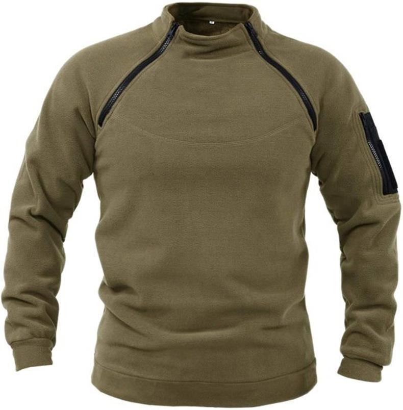 Stand Collar Men's Sweater Warm And Loose Solid Color Clothing | Luxury Home Accessories | Heulog Glow