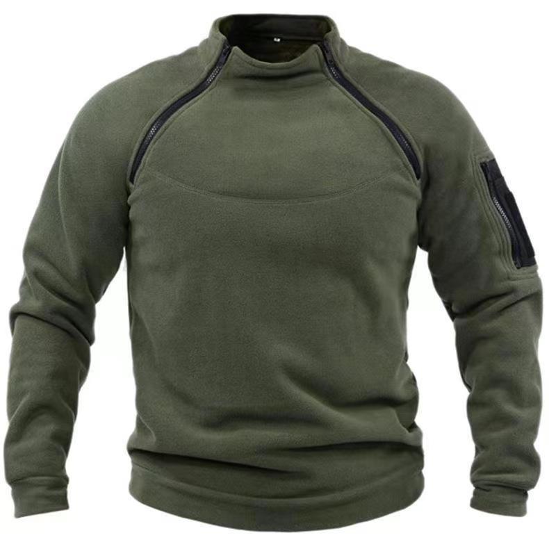 Stand Collar Men's Sweater Warm And Loose Solid Color Clothing | Luxury Home Accessories | Heulog Glow