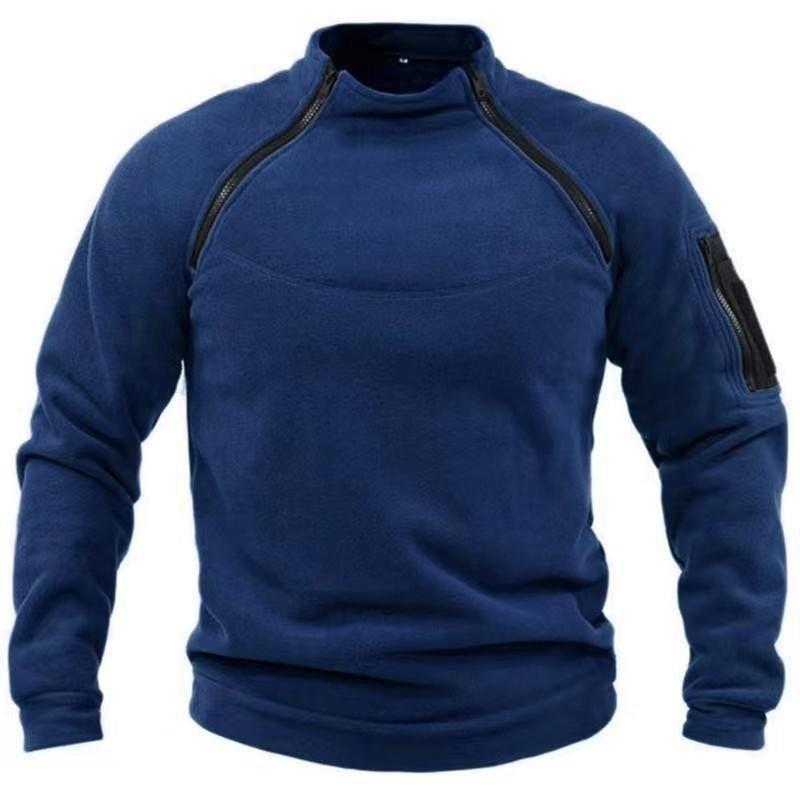 Stand Collar Men's Sweater Warm And Loose Solid Color Clothing | Luxury Home Accessories | Heulog Glow