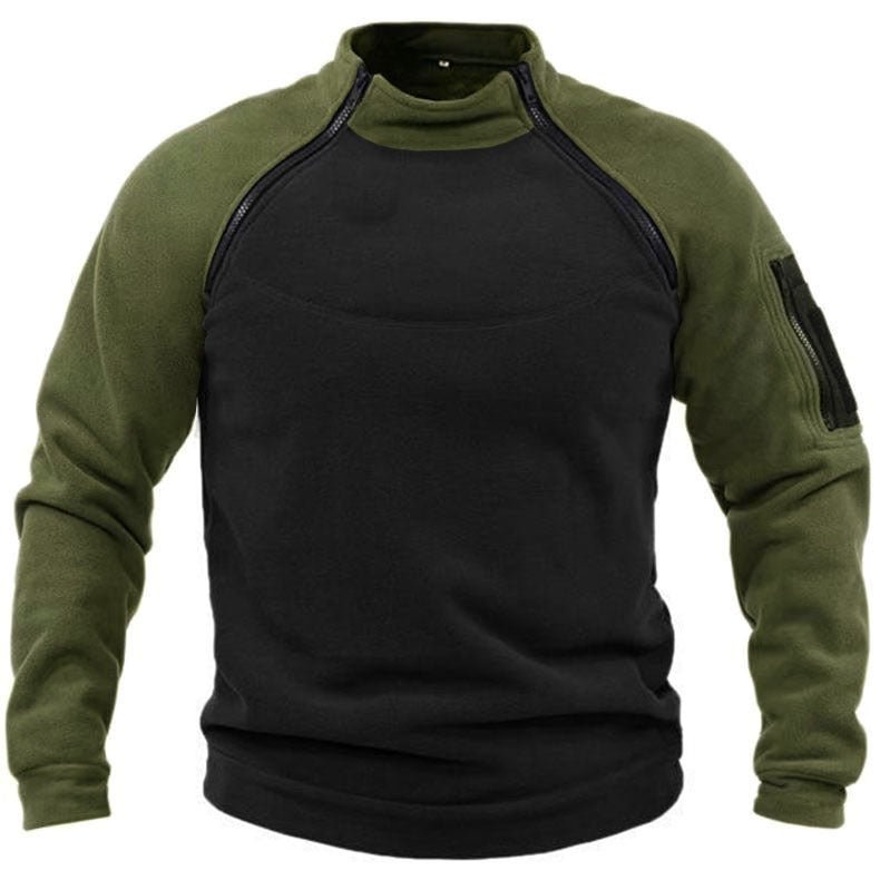 Stand Collar Men's Sweater Warm And Loose Solid Color Clothing | Luxury Home Accessories | Heulog Glow