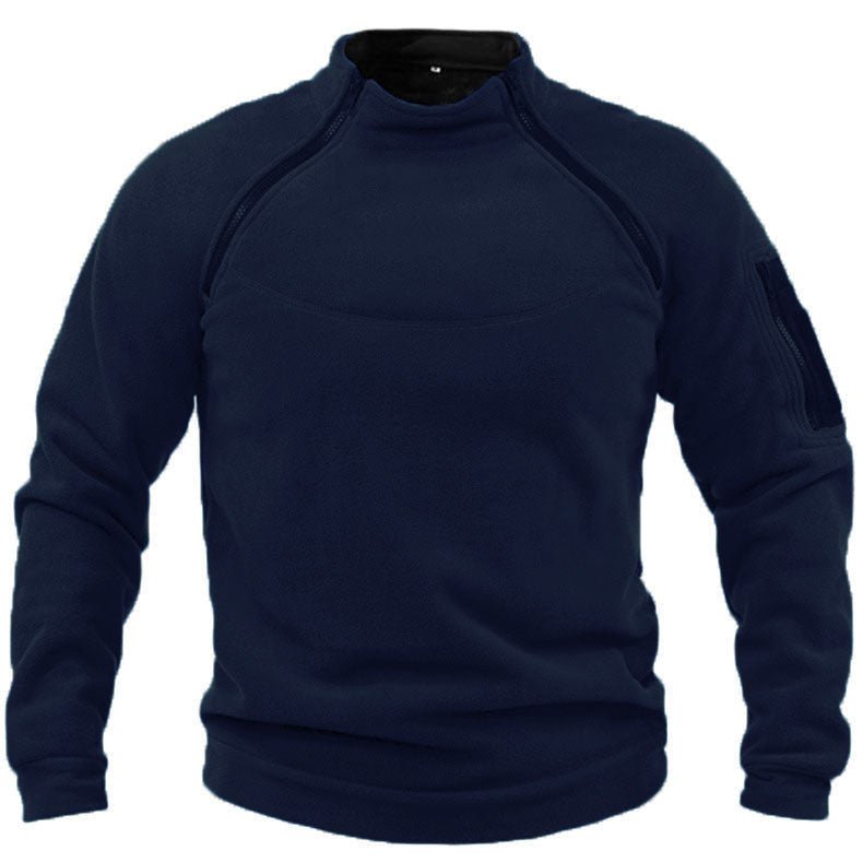 Stand Collar Men's Sweater Warm And Loose Solid Color Clothing | Luxury Home Accessories | Heulog Glow