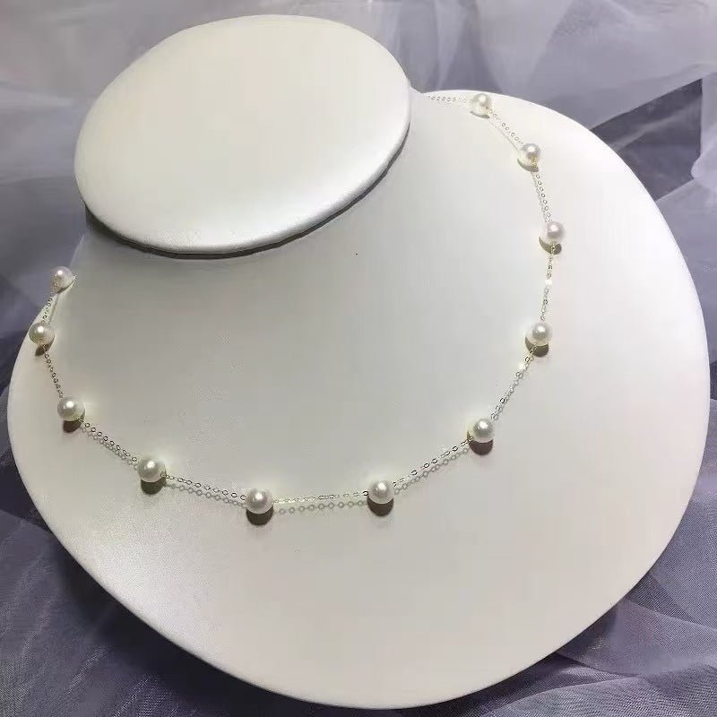 Starry Sky Shell Pearls Couple Valentine's Day Gift Necklace | Luxury Home Accessories | Heulog Glow